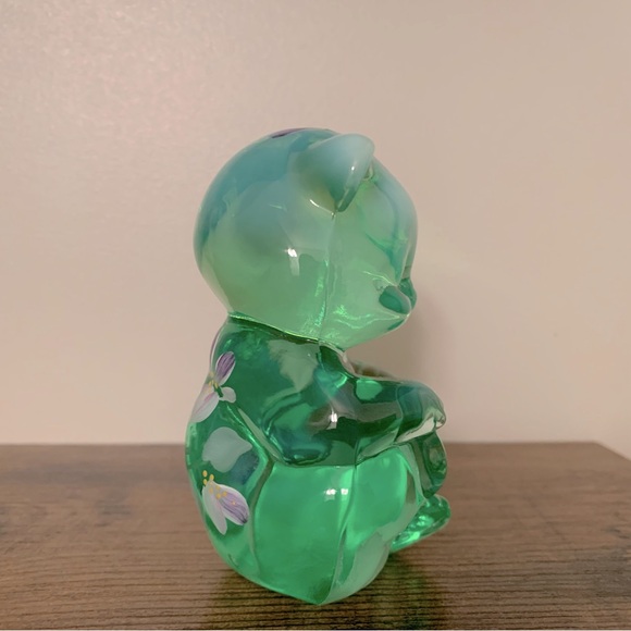 🐻 Fenton Bear Hand Painted by P. Fleak 🐻 - Picture 4 of 5